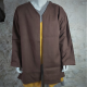 VESTE VIKING Chanvre / Marron