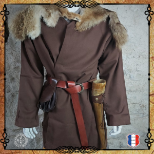 Veste Viking Chanvre / Marron