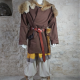 VESTE VIKING Chanvre / Marron