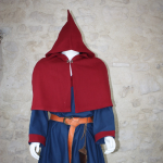 Medieval Chaperone Wool-Cashmere / Red