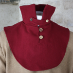 Simple Short Chaperon Wool / Red