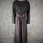 Robe Médiévale Laine-Fine/Gris