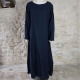 ROBE MEDIEVALE Lin / Bleu marine