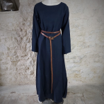 Medieval Dress Linen / Navy