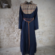 ROBE MEDIEVALE Lin / Bleu marine