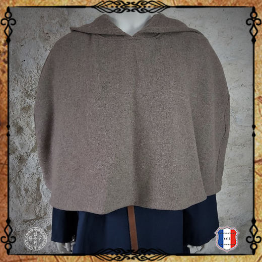 CAPUCHE ELFIQUE Laine / Taupe