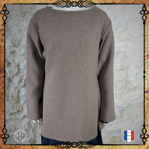Medieval Blouse Wool / Taupe