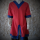 CHEMISE KRAGELUND GALON Chanvre / Rouge