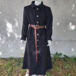 Long Adventure Coat Water Repellent Blakc / Navy