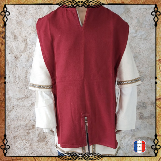 TABARD OUVERT 100% Coton / Rouge