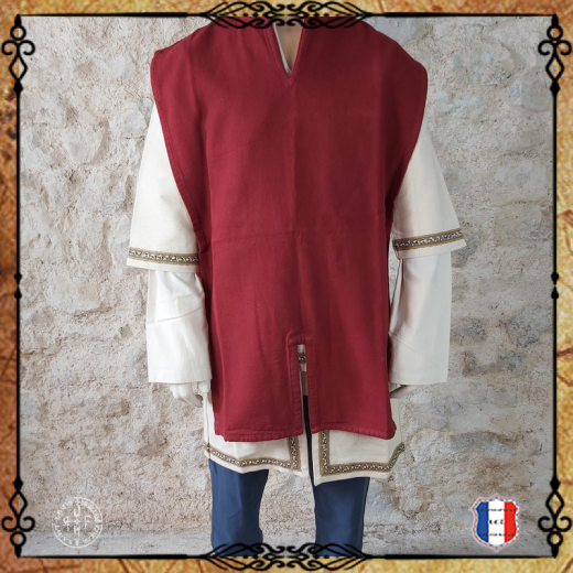 TABARD OUVERT 100% Coton / Rouge