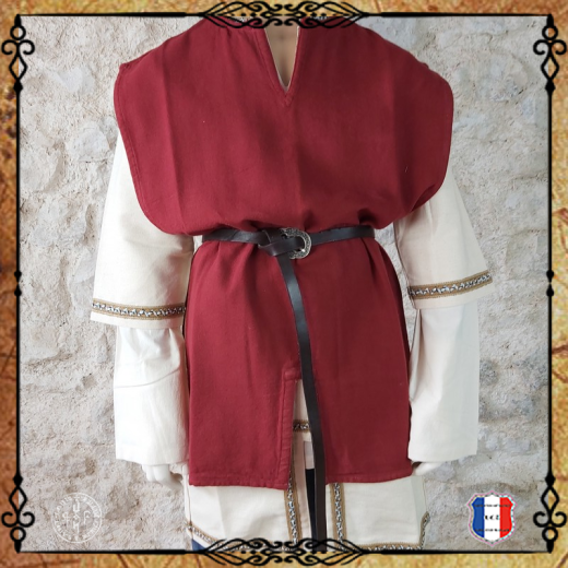 TABARD OUVERT 100% Coton / Rouge