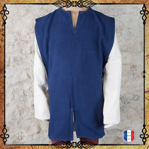 TABARD OUVERT 100% Coton / Bleu