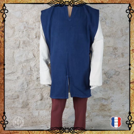 TABARD OUVERT 100% Coton / Bleu