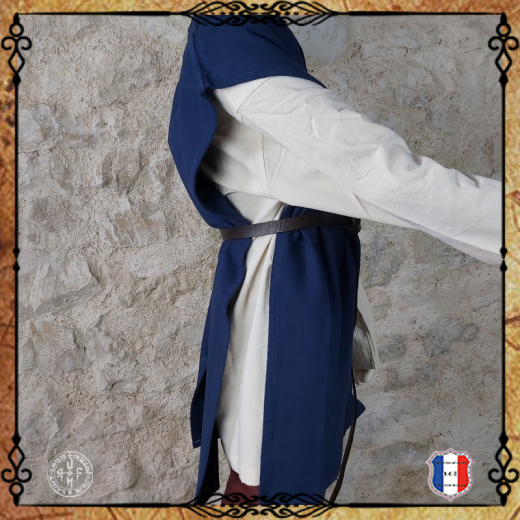 TABARD OUVERT 100% Coton / Bleu