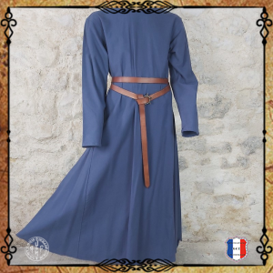 Robe Médiévale Coton 120/ Bleu