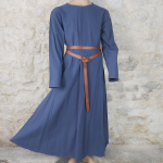 Robe Médiévale Coton 120/ Bleu