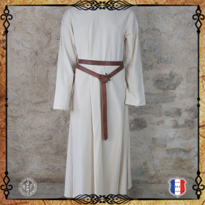 Robe Médiévale Coton/ Ecru