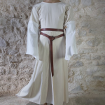 Robe Damoiselle Coton 120 / Ecru-Blanc