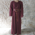 Alienor Dress Cotton 120 / Bordeaux