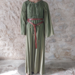 Alienor Dress Cotton 120 / Green