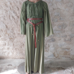 Robe Alienor coton 120 / Vert