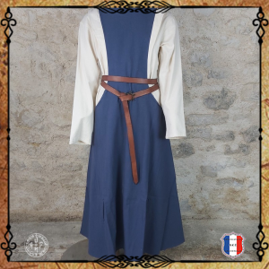 Arween Surcoat Cotton 120/Blue-Cream