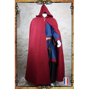 Medieval Cloak Wool-Cashmere / Red