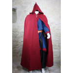Medieval Cloak Wool-Cashmere / Red