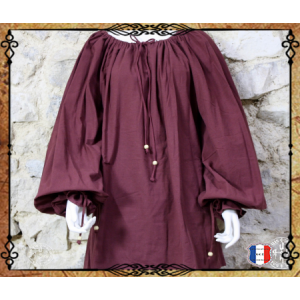 Carole Blouse Cotton 120/Bordeaux