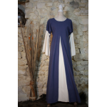 Robe Damoiselle Coton 120 / Bleu