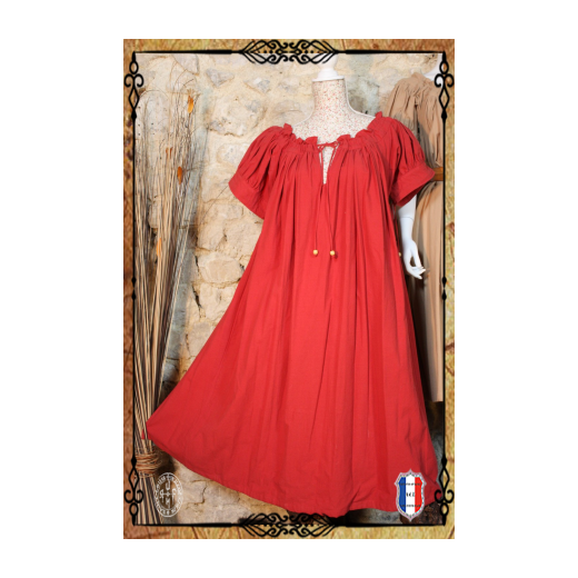 ROBE GLADYS 100%coton/Terracota