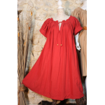 Gladys Dress Coton 120 / Terracota