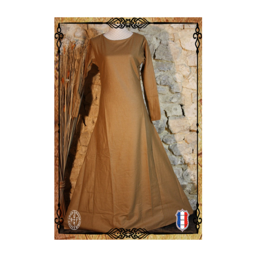 ROBE MEDIEVALE Laine-Fine/Beige