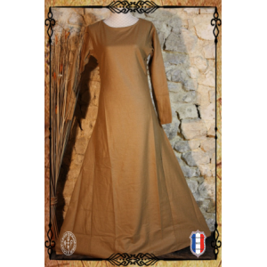 Medieval Dress Fine-Wool / Beige