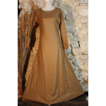 Robe médiévale Laine-Fine/Beige
