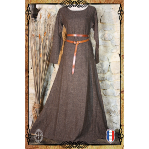 Medieval Dress Fine-Wool / Brown