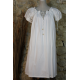 ROBE GLADYS 100%coton/Blanc