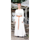 ROBE MELISSANDRE 100%coton/Blanc