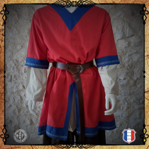 Chemise Kragelund Galon Chanvre / Rouge