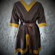 CHEMISE KRAGELUND Lin / Marron col jaune