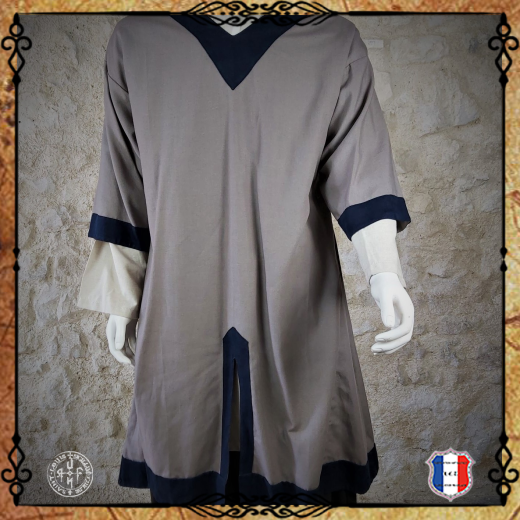 CHEMISE KRAGELUND Lin / Gris col bleu