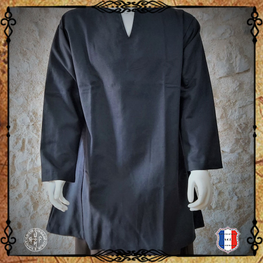 CHEMISE NORMANDE Lin / Noir