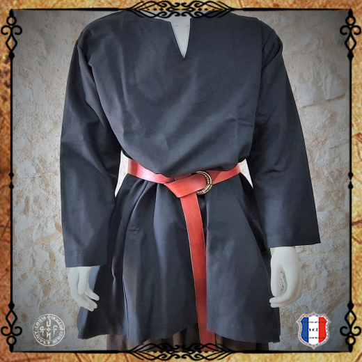 CHEMISE NORMANDE Lin / Noir