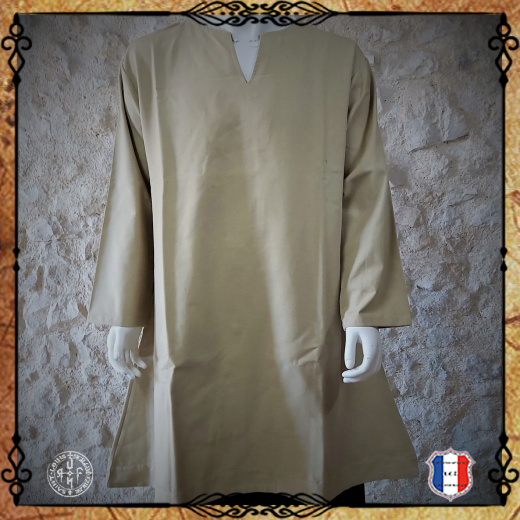 CHEMISE NORMANDE Lin / Biscuit