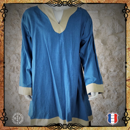 CHEMISE VIKING Coton bleu