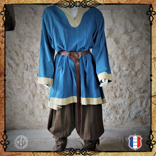 CHEMISE VIKING Coton bleu