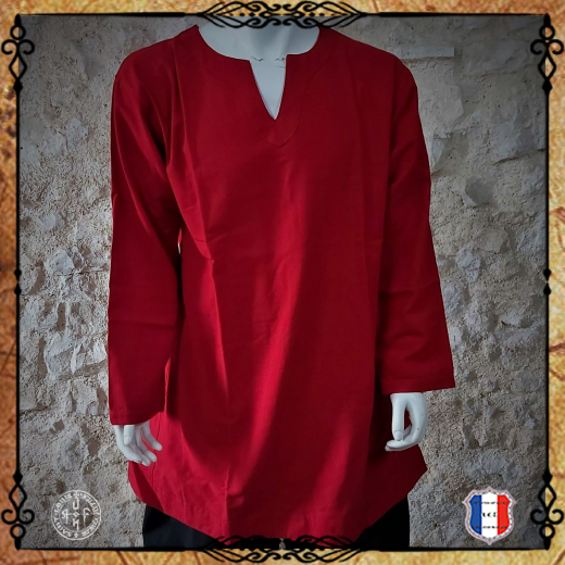 CHEMISE VIKING Coton / Rouge