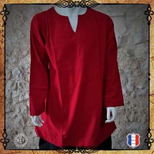 Chemise Viking Coton / Rouge