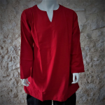 Chemise Viking Coton / Rouge